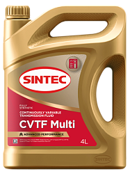 Трансмиссионное масло SINTEC CVTF Multi  4 л. синт.