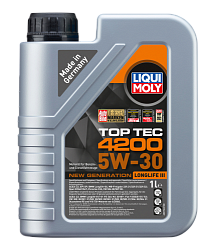 Моторное масло LIQUI MOLY Top Tec 4200 New Generation  5W-30  1 л. синт.