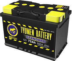 Аккумулятор Tyumen Battery STANDARD  75 Ач, Прямая полярность