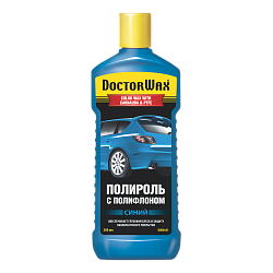 Цветной полироль с полифлоном, Синий DoctorWax DW8441  300 мл.