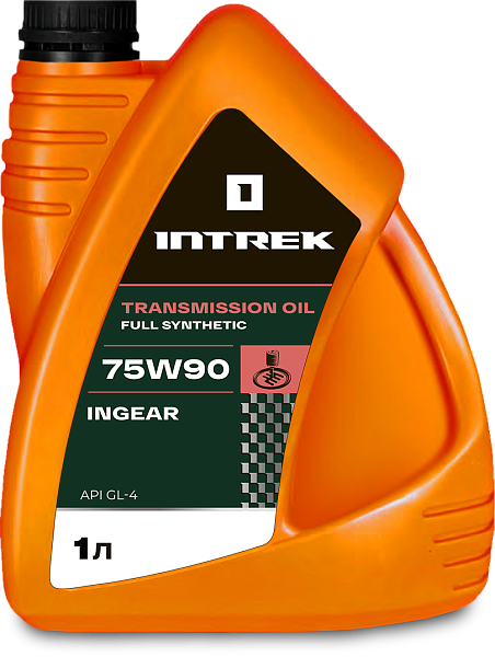 Трансмиссионное масло INTREK INGEAR GL-4  75W-90  1 л. синт.