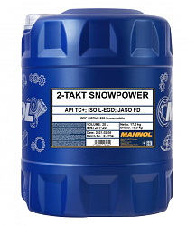 Моторное масло MANNOL 2-Takt Snowpower  20 л. синт.