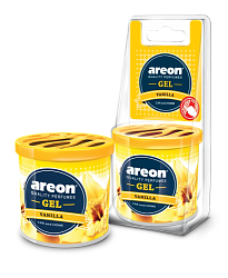 Ароматизатор на панель AREON Gel Can Blister VANILLA  1 шт.