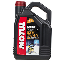 Моторное масло MOTUL 4T Snowpower 0W-40  4 л. синт.