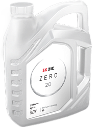 Моторное масло ZIC ZERO 20  0W-20  4 л. синт.