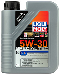 Моторное масло LIQUI MOLY Special Tec LL  5W-30  1 л. синт.