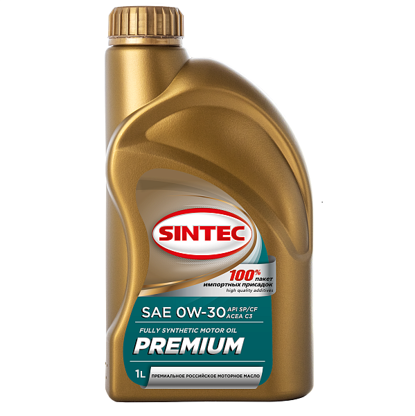 Моторное масло SINTEC Premium C3 SP/CF  0W-30  1 л. синт.
