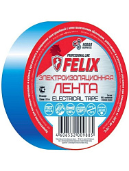 Изолента ПВХ FELIX синяя 19мм х 10м.