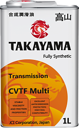 Трансмиссионное масло TAKAYAMA Transmission CVTF Multi  1 л. синт.