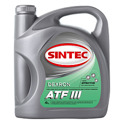 Трансмиссионное масло SINTEC Dexron ATF-III  4 л. мин.