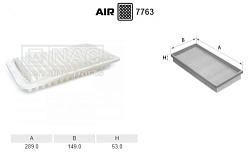 Фильтр воздушный NAC 7763