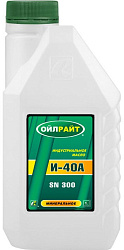 Индустриальное масло OILRIGHT И-40А  1 л. мин.