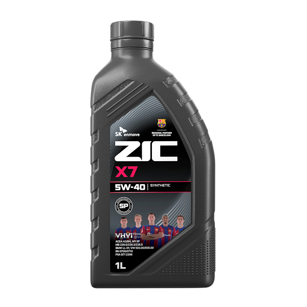 Моторное масло ZIC X7  5W-40  1 л. синт.