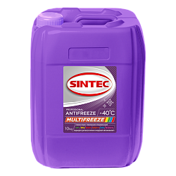 Антифриз SINTEC MULTIFREEZE (-40) фиолетовый  10 кг.