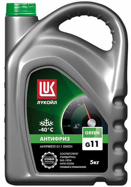 Антифриз Лукойл G11 Green  5 кг.