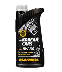 Моторное масло MANNOL for Korean Cars  5W-30  1 л. синт.