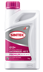 Антифриз -40 розовый SINTEC Premium Pink G12+  1 кг.