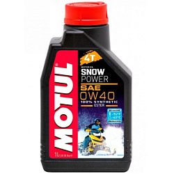 Моторное масло MOTUL 4T Snowpower  0W-40  1 л. синт.