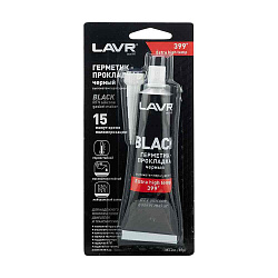 LAVR Герметик-прокладка черный высокотемпературный RTV Silicone gasket maker BLACK  85гр. Ln1738