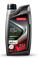 Моторное масло CHAMPION Eco Flow  0W-20  1 л. синт.