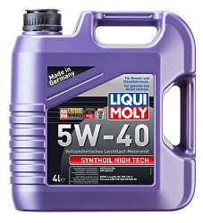 Моторное масло LIQUI MOLY Synthoil High Tech  5W-40  4 л. синт.