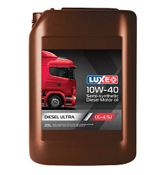 Моторное масло LUXE Diesel CG-4  10W-40  20 л. п/синт.