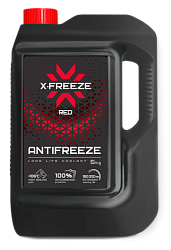 Антифриз X-freeze Red G-11 (-40) красный  5 кг.