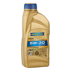 Моторное масло RAVENOL HDX  5W-30  1 л. синт.