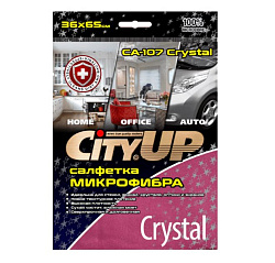 Салфетки из микрофибры City UP Crystal CA-107  36х65 см.