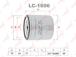 Масляный фильтр LYNXauto LC-1606