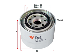 Фильтр автомобильный топливный Sakura FC13190