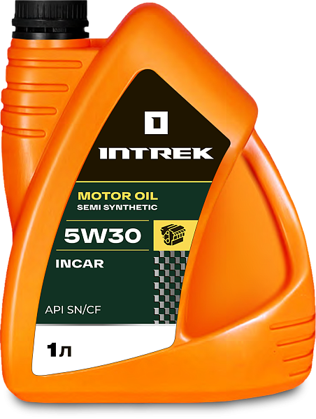 Моторное масло INTREK INCAR SN/CF  5W-30  1 л. п/синт.