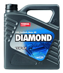 Моторное масло TEBOIL Diamond  5W-40  4 л. синт. FIN