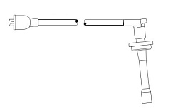 Провода высоковольтные SCT PS631 комплект