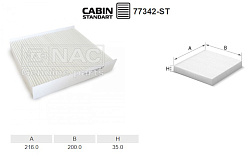 Фильтр салона NAC 77342-ST