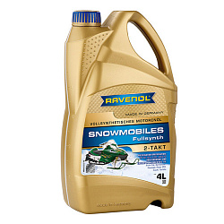 Моторное масло RAVENOL Snowmobiles Fullsynth 2-Takt  4 л. синт.