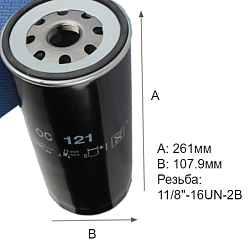 Масляный фильтр MAHLE OC121