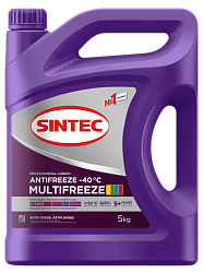 Антифриз SINTEC MULTIFREEZE (-40) фиолетовый  5 кг.