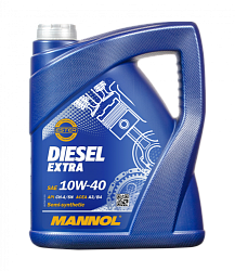 Моторное масло MANNOL Diesel Extra  10W-40  5 л. п/синт.