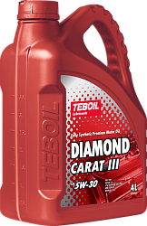 Моторное масло TEBOIL Diamond CARAT III  5W-30  4 л. синт.