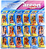 Ароматизатор подвесной Areon REFRESHMENT LIQUID Hard комплект 18 шт.
