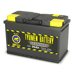 Аккумулятор Tyumen Battery STANDARD  90 Ач, Обратная полярность