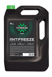 Антифриз X-Freeze Green G-11 (-40) зеленый  10 кг.