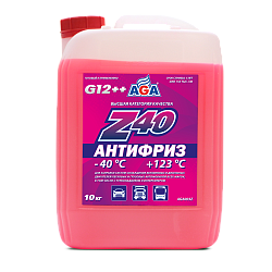 Антифриз G-12++ -40/+123°C красный AGA003Z (готовый к применению)  10 кг.