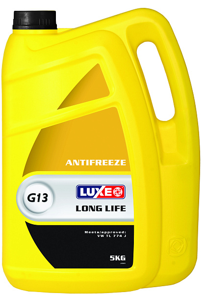 Антифриз LUXE G-13 Yellow Line Желтый  5 кг.