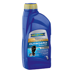 Моторное масло RAVENOL Outboardoel 2T Fullsynth  1 л. синт.