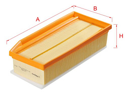 Фильтр воздушный LYNXauto LA-1900