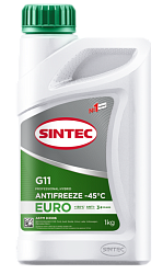 Антифриз SINTEC Euro G-11 (-45) зелёный  1 кг.