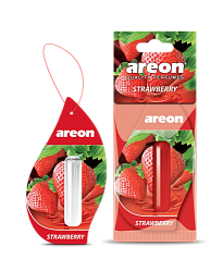 Ароматизатор на зеркало AREON Liquid STRAWBERRY LR17  5 мл.  1 шт.