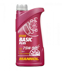 Трансмиссионное масло MANNOL Basic Plus  75W-90 GL-4+  1 л. синт.